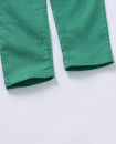 Soft 12M-5Y Linen Organic Cotton Long Pants Summer Spring Green color 